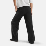 Women's Reebok ID 2-Col Logo Fleece Wide Leg Pants