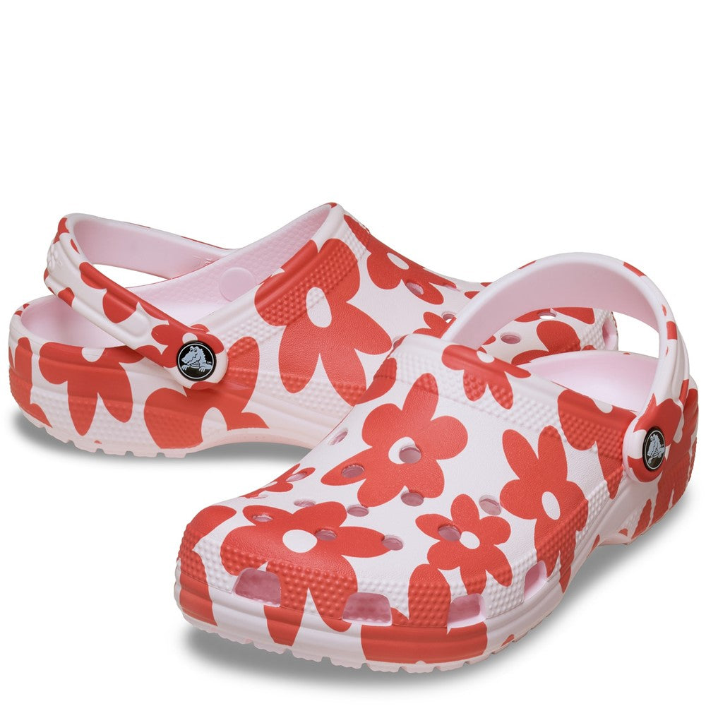 Unisex Crocs Unisex Classic Pop Petals Clogs