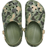 Kids' Crocs Kids Classic Strap-Back Camo Clogs