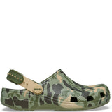 Kids' Crocs Kids Classic Strap-Back Camo Clogs