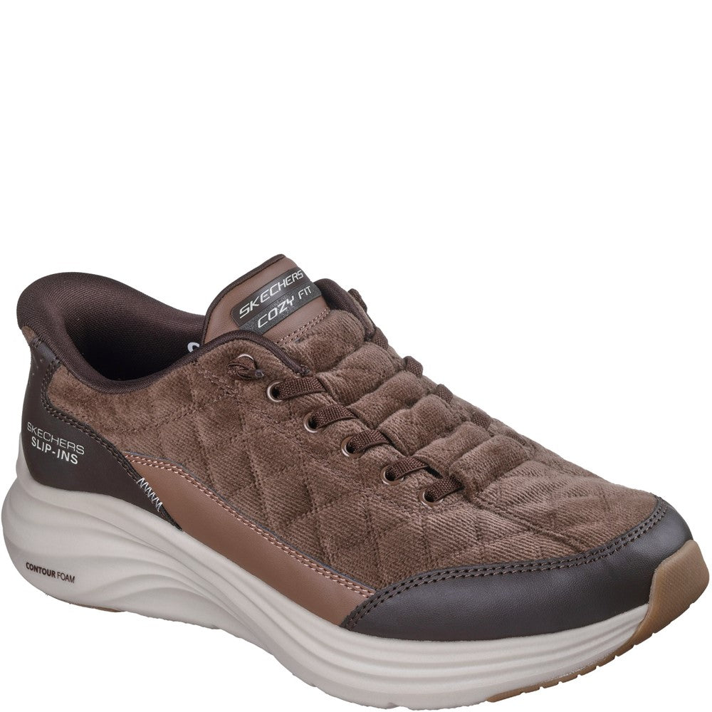 Men's Skechers Contour Foam-Cozy Fit Cordelux Trainers