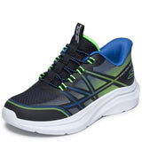 Boys' Skechers Microspec Velocity-Grid Shift Trainers