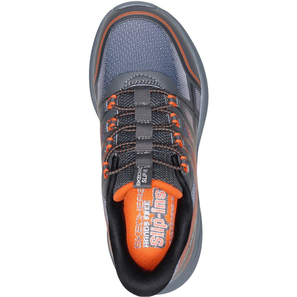 Boys' Skechers Microspec Velocity-Grid Shift Trainers
