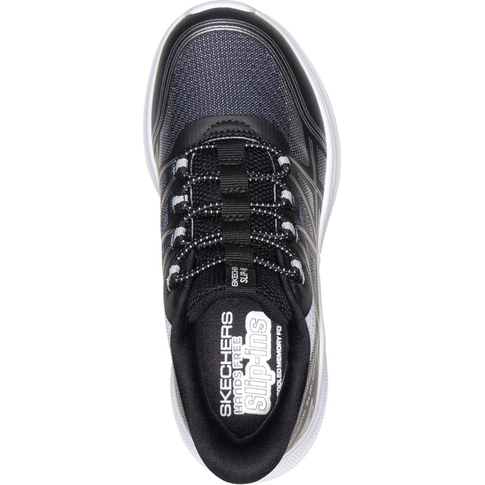 Boys' Skechers Microspec Velocity-Grid Shift Trainers