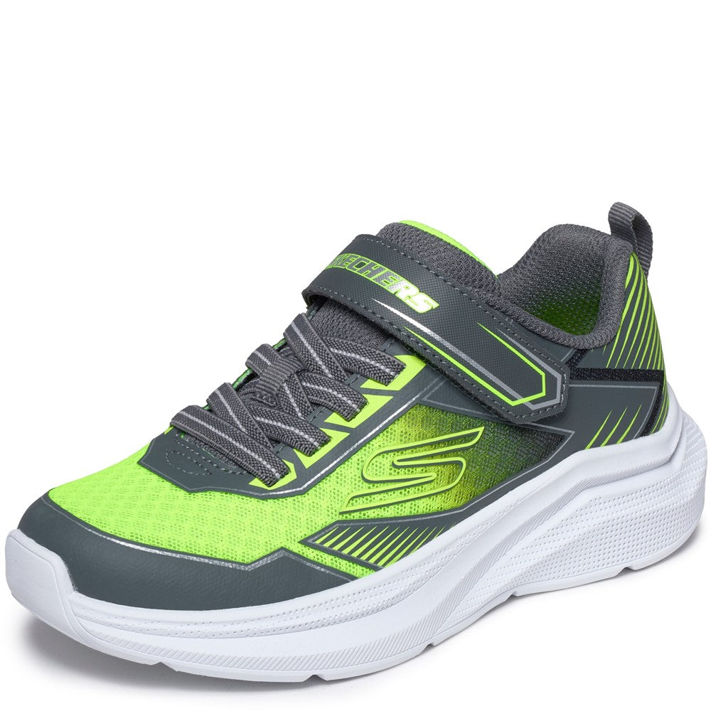 Boys' Skechers Microspec Velocity-Grid Drift Trainers