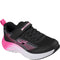black synthetic hot pink trim