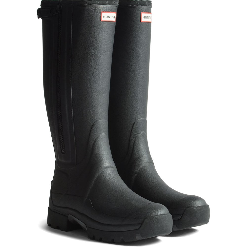 Men's Hunter Mens Balmoral Tall Zip Up Neo Lined Tech Wellingtons