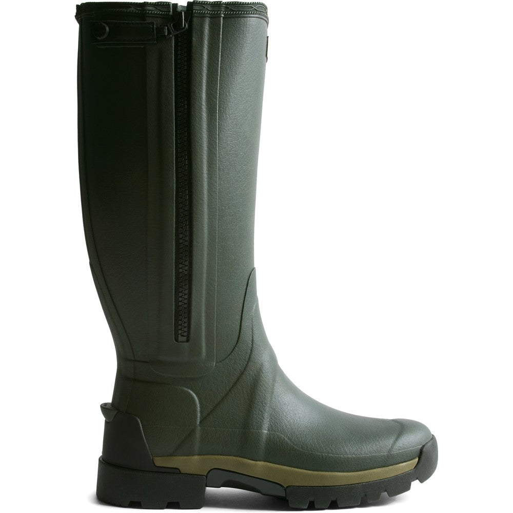 Men's Hunter Mens Balmoral Tall Zip Up Neo Lined Tech Wellingtons