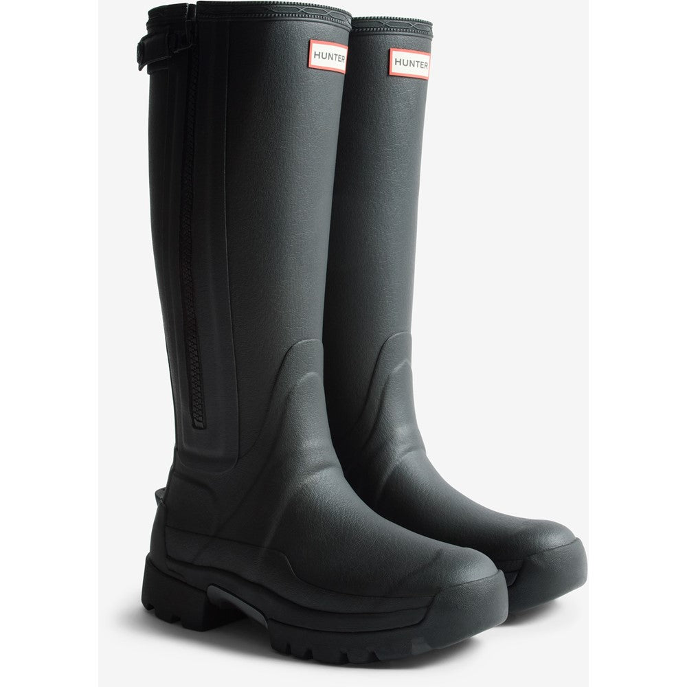 Women's Hunter Womens Balmoral Tall Zip Up Neo Lined Wellingtons