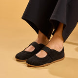 Women's Hush Puppies Juno Suede Sneakerina Shoes