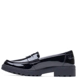 Girls' Geox J Casey G.C Smooth Leather Junior School Shoes
