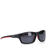 Men's Reebok Reebok Score Polarised Black/Red Wrap Sunglasses