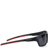 Men's Reebok Reebok Score Polarised Black/Red Wrap Sunglasses