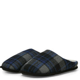 Men's Jack & Jones Murphy Mule Checked House Slipper with Microfibre Lining