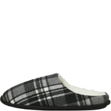 Men's Jack & Jones Murphy Mule Checked House Slipper with Microfibre Lining