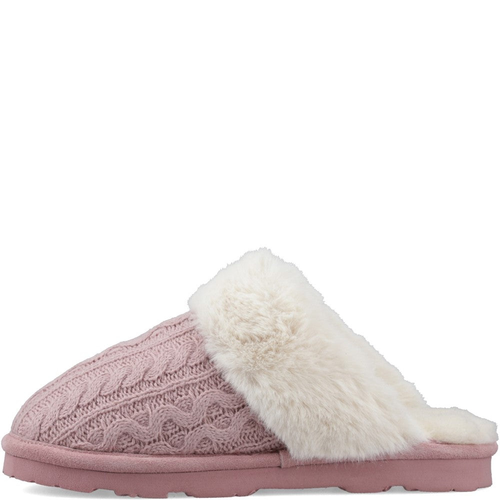 Women's Bearpaw Rumie Cable Knit Slippers