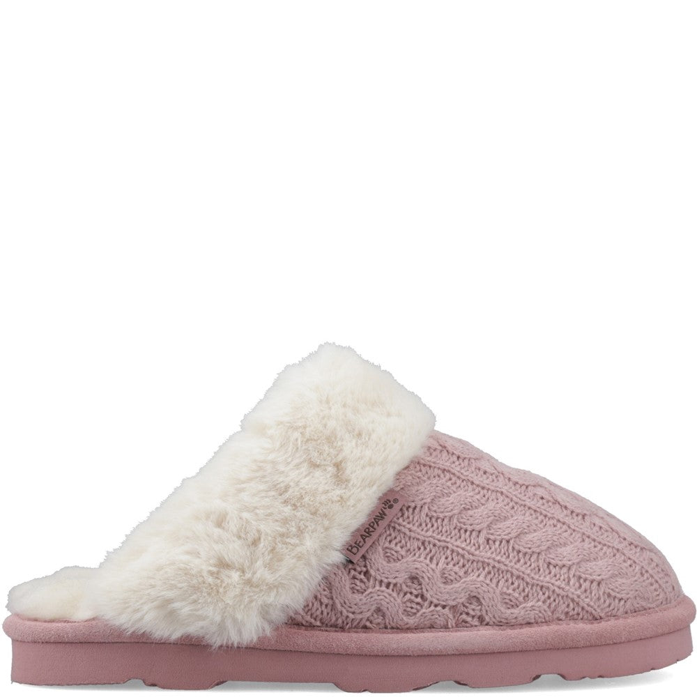 Women's Bearpaw Rumie Cable Knit Slippers