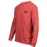 Men's Caterpillar Trademark Banner Long Sleeve T-Shirt