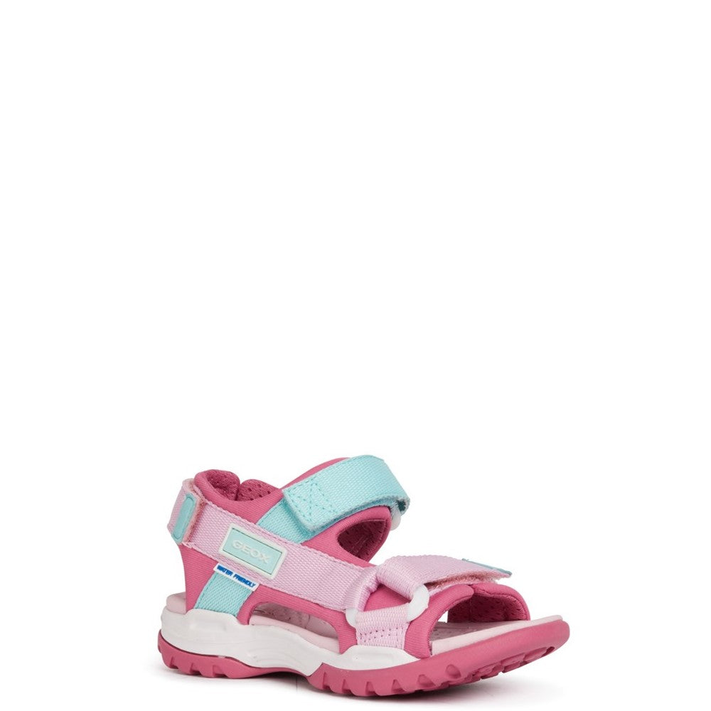 Girls' Geox Borealis Touch Fastening Junior Sandals