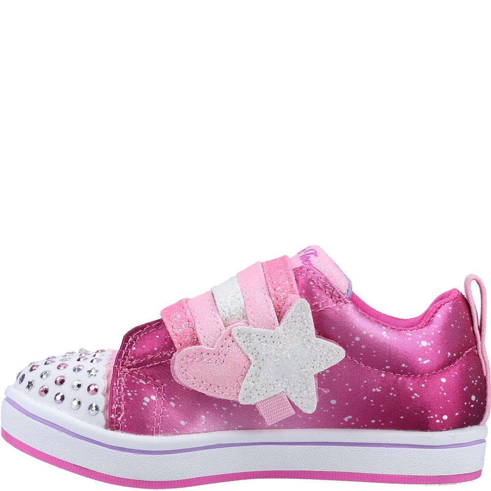 Girls' Skechers Sparkle Rayz Rainbow Smiles Shoe