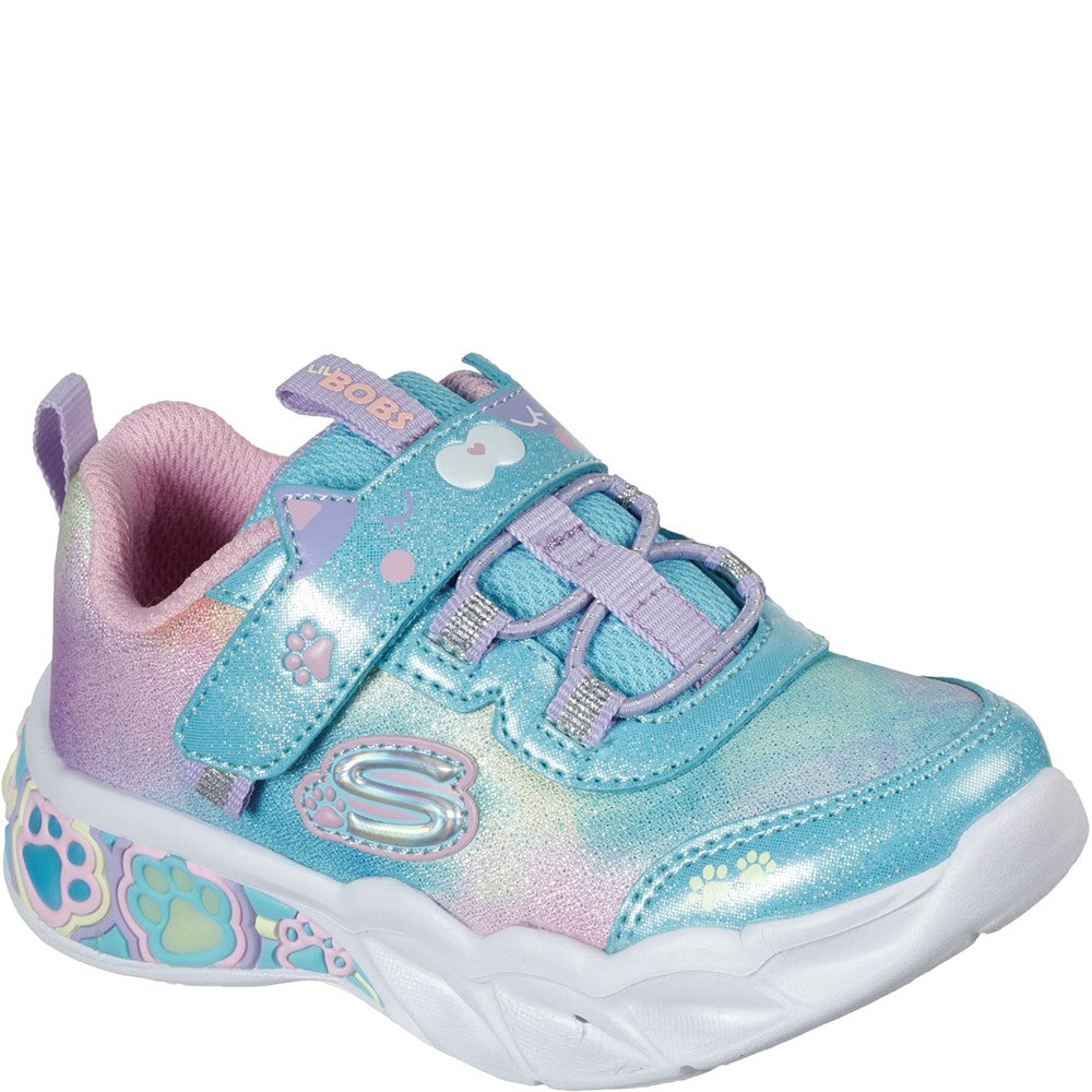 Girls' Skechers Lil BOBS Pretty Paws Infant Shoe