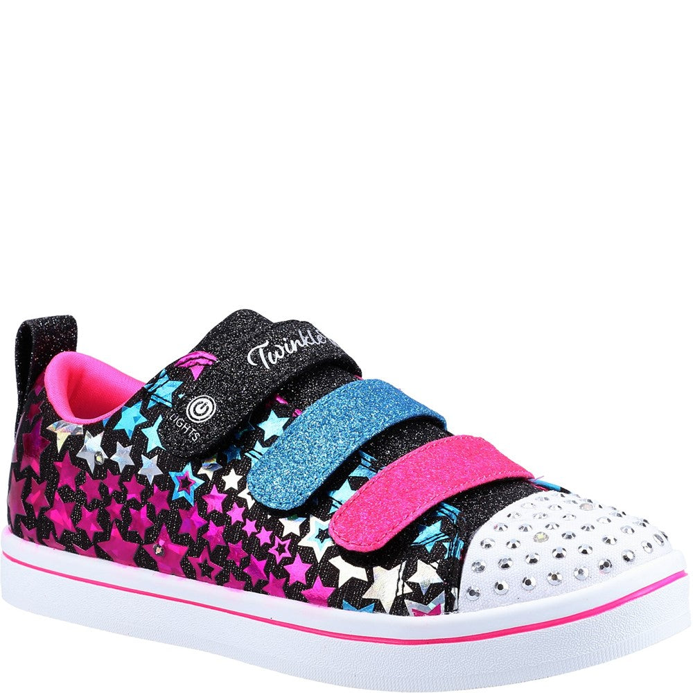 Girls' Skechers Twinkle Toes: Sparkle Rayz - Star Blast Trainers