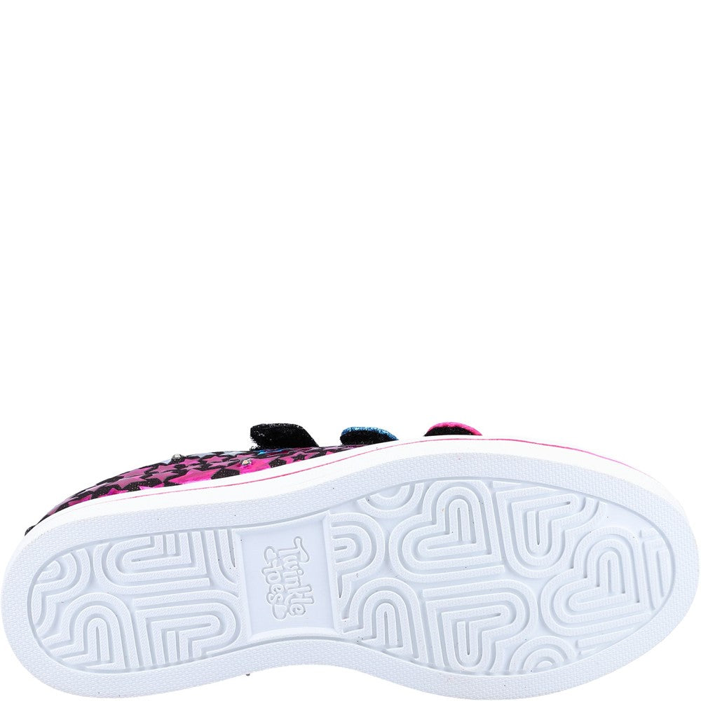 Girls' Skechers Twinkle Toes: Sparkle Rayz - Star Blast Trainers