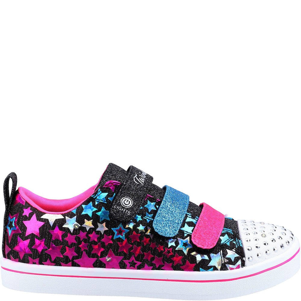 Girls' Skechers Twinkle Toes: Sparkle Rayz - Star Blast Trainers