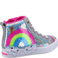 Girls' Skechers Flip Kicks Twi-Lites 2.0 Rainbow Daydreams Boot