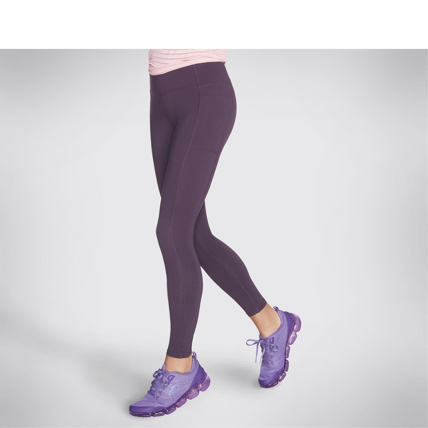 Women's Skechers GOWALK Wear High Waisted Legging Purple –  FreemanHardy&Willis