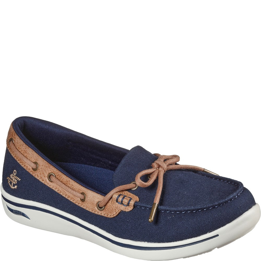 Skechers blue sale boat shoes