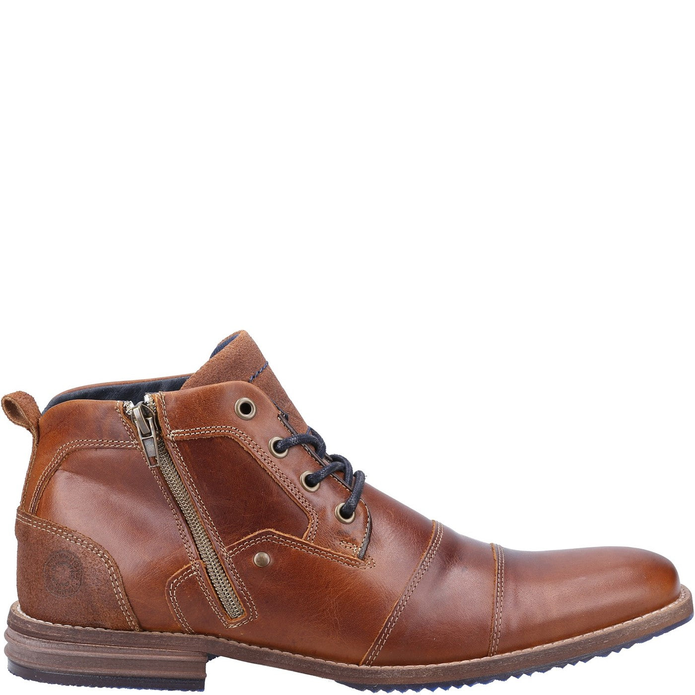 Dune captain 2025 toecap boots tan