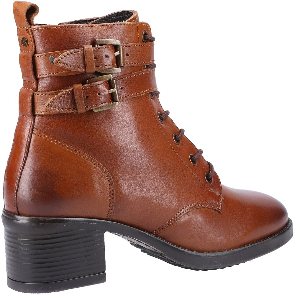 Women's Dune Paxan Buckle Detail Heeled Boot