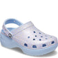 Women's Crocs Classic Platform Glitter Clog