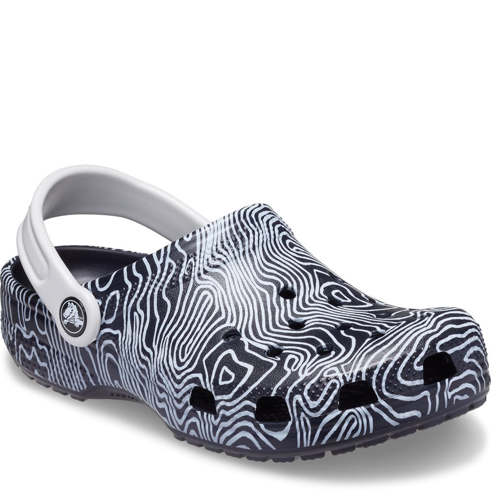 Kids' Crocs Classic Topographic Clog