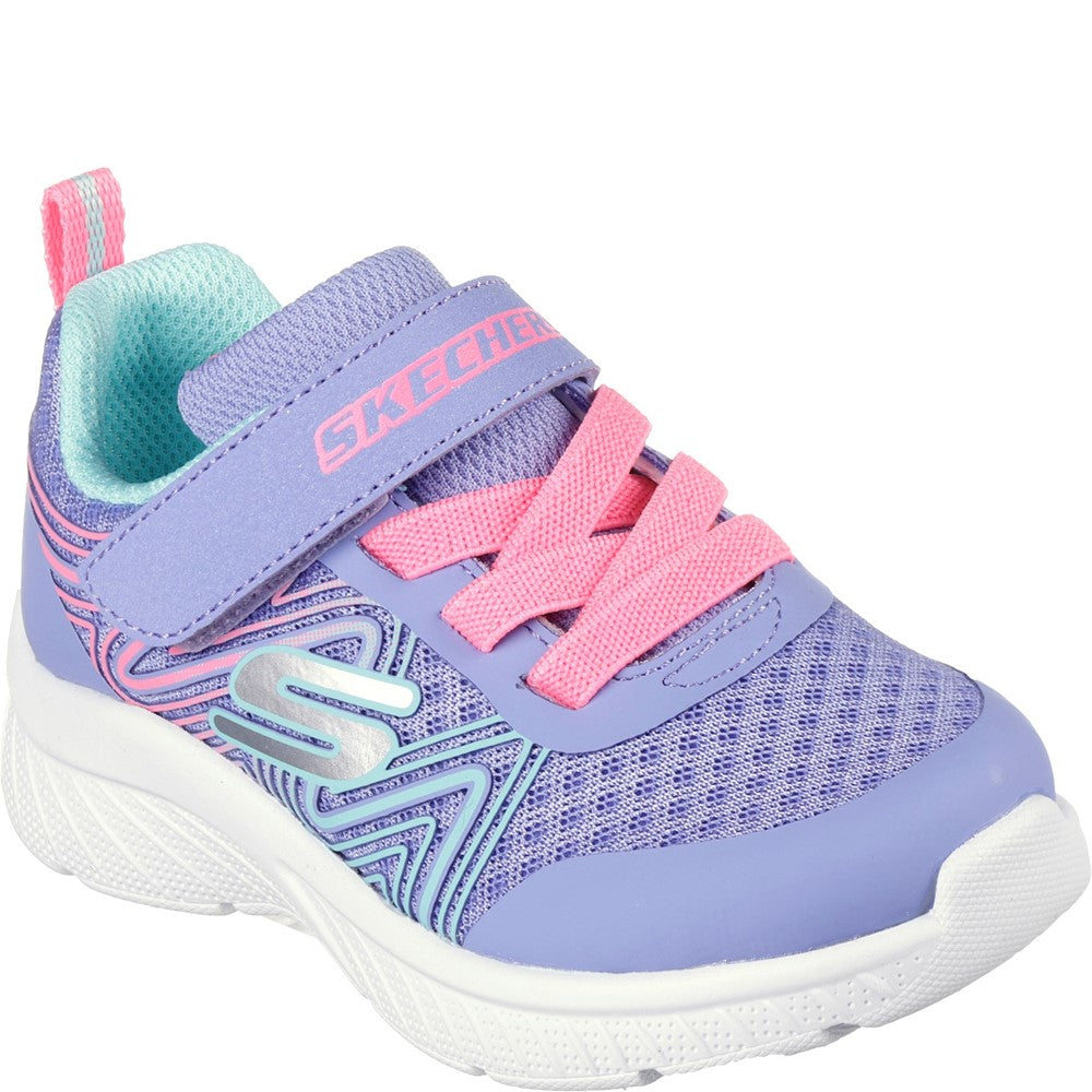 Girls' Skechers Microspec Plus - Swirl Sweet Shoe