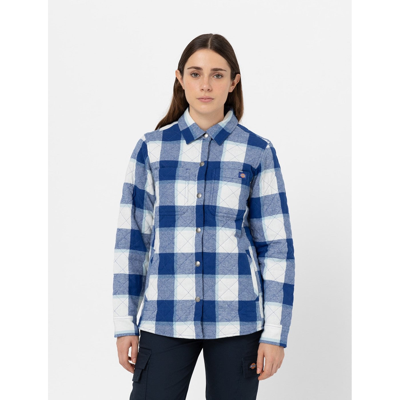 Women's Dickies Flannel Shirt Jacket